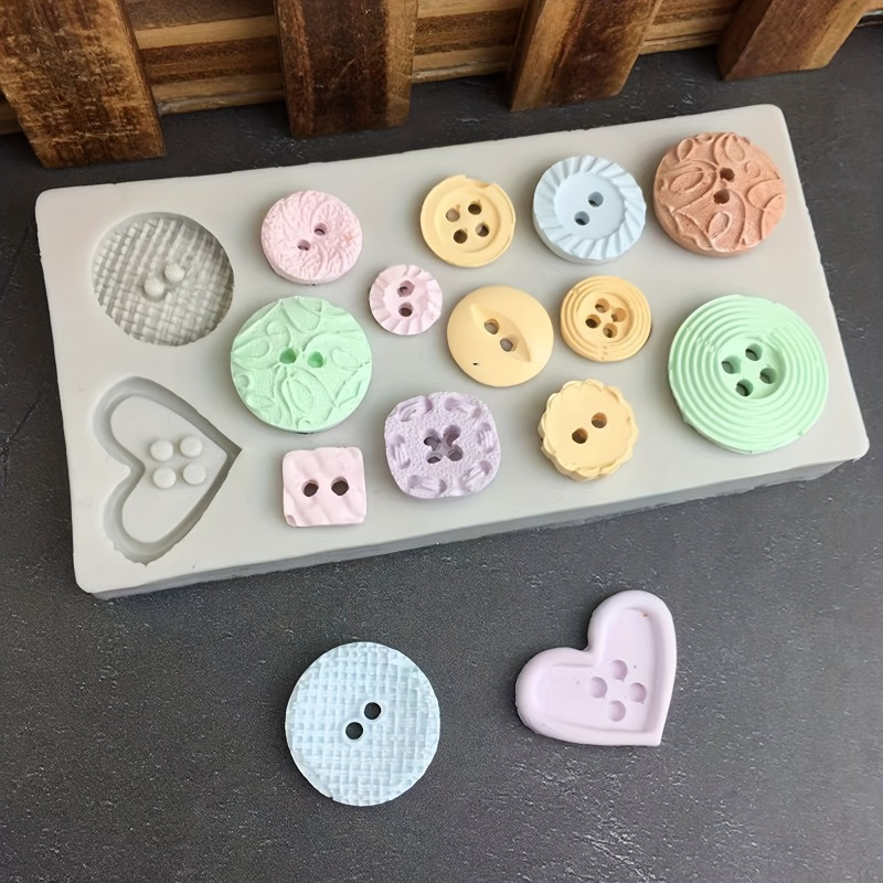 Soap Making Oven - ボタン型シリコンモールド シリコンモールド 石鹸やキャンドルの装飾ツール用