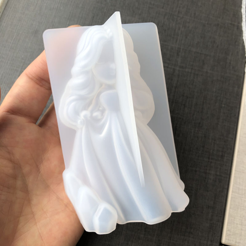3D かわいいプリンセスシリコーンキャンドルモールド天使の女 - Soap Making Oven のレビューと価格
