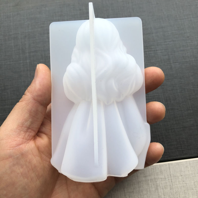 3D かわいいプリンセスシリコーンキャンドルモールド天使の女 - Soap Making Oven のレビューと価格