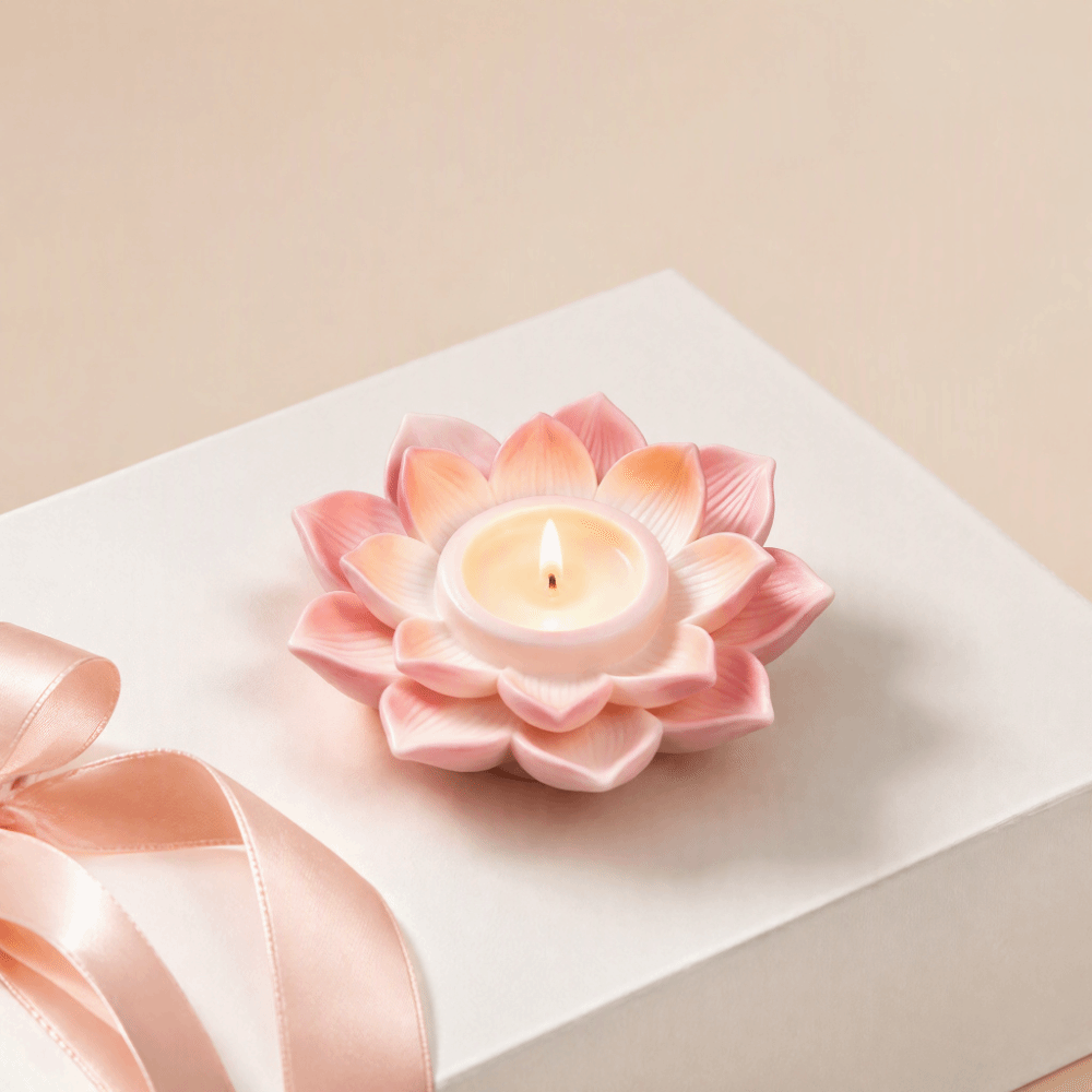 創造性あふれる3D蓮の花型キャンドルベース型。DIYクラフト - Soap Making Base のレビューと価格