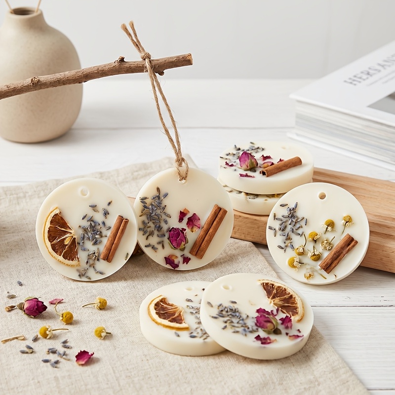 6個の丸いタグ型シリコンモールド DIYアロマセラピーワック - Soap Making Things のレビューと価格