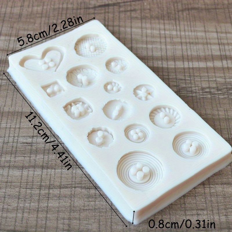 ボタン型シリコンモールド シリコンモールド 石鹸やキャンドル - Soap Making Oven のレビューと価格