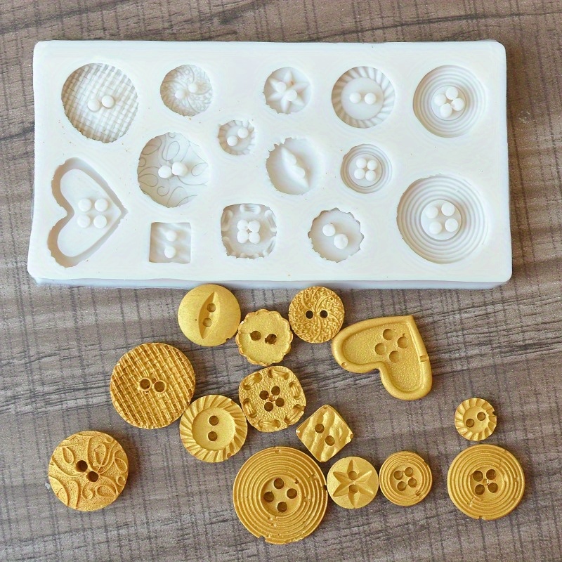 ボタン型シリコンモールド シリコンモールド 石鹸やキャンドル - Soap Making Oven のレビューと価格
