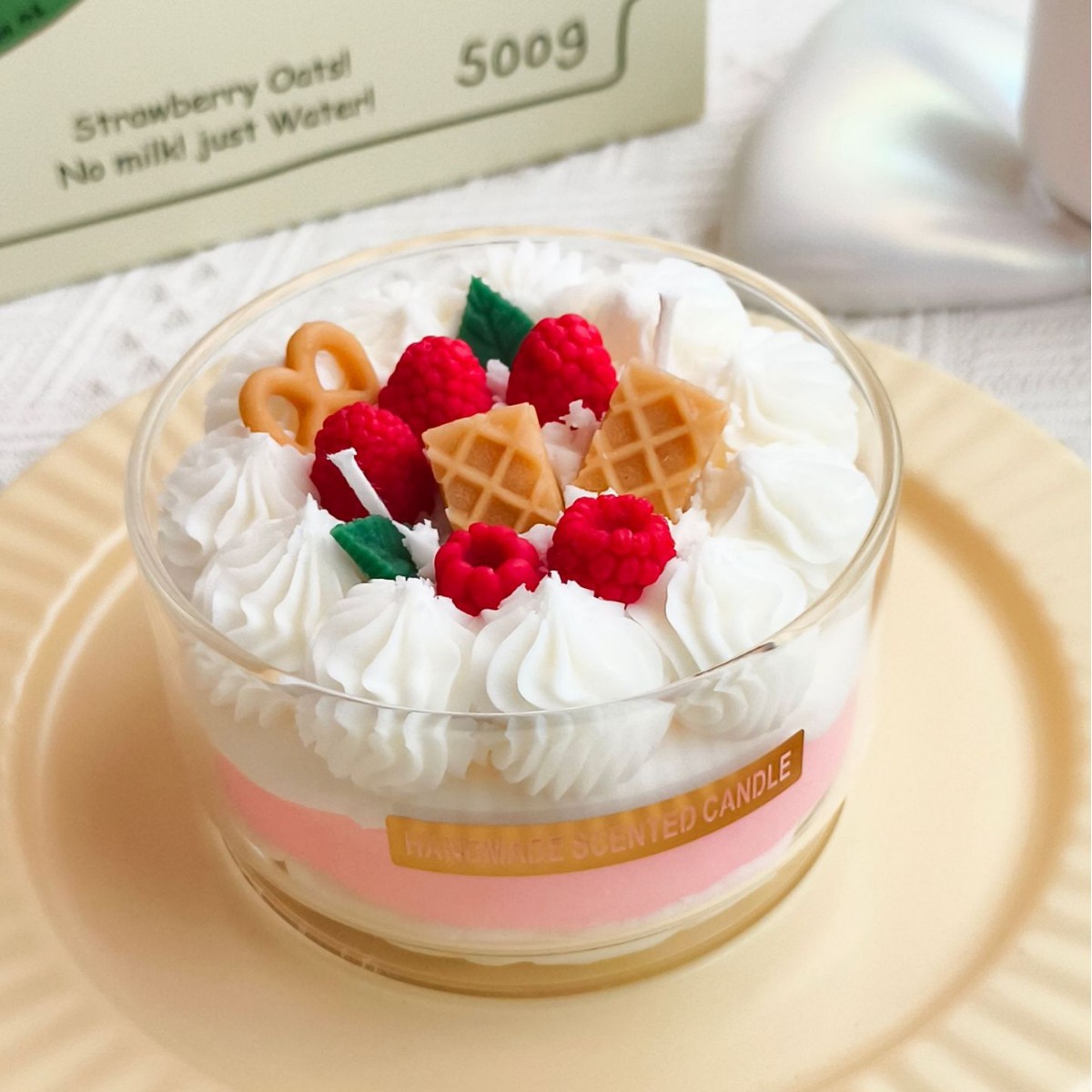 あなた自身のキャンドル作り 3D フルーツクリームケーキシリ - Soap Making Things のレビューと価格
