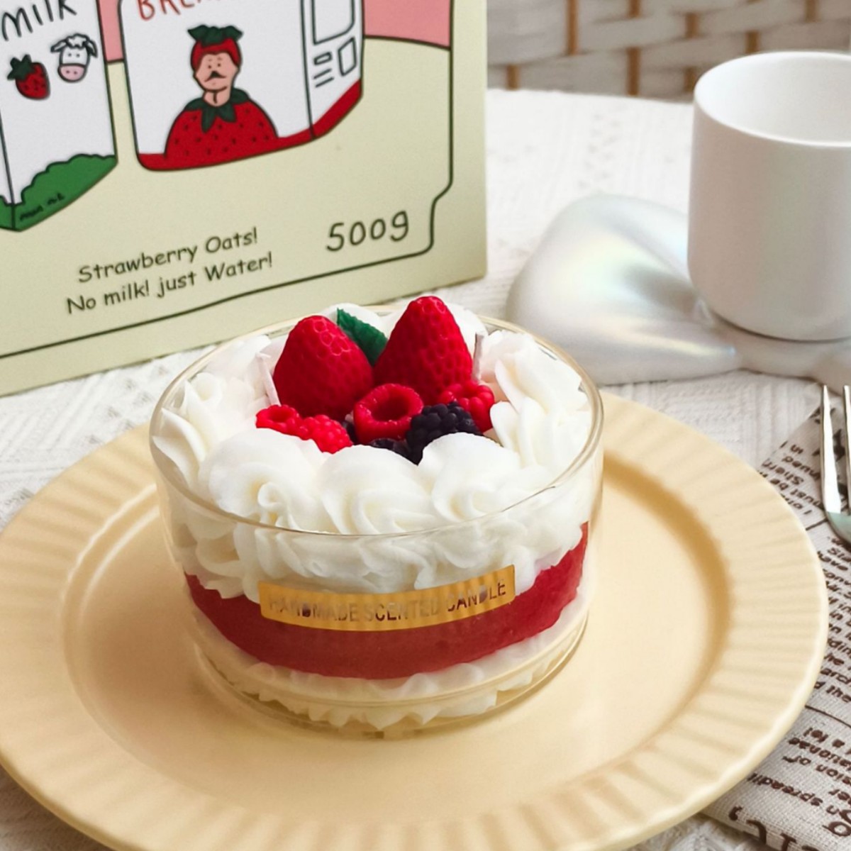 あなた自身のキャンドル作り 3D フルーツクリームケーキシリ - Soap Making Things のレビューと価格
