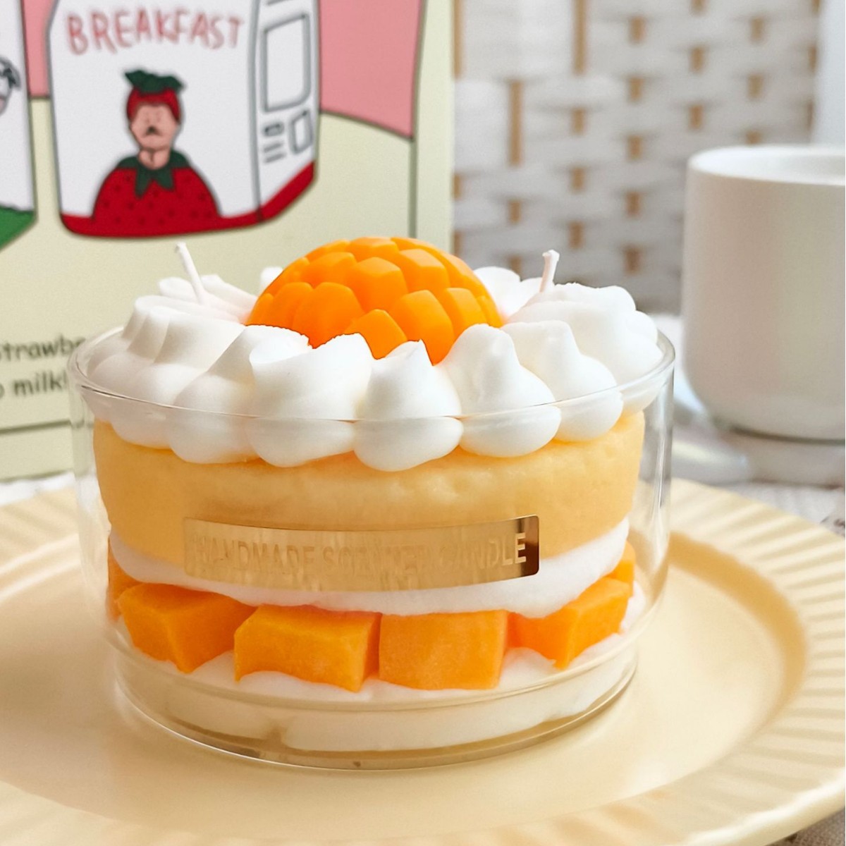 あなた自身のキャンドル作り 3D フルーツクリームケーキシリ - Soap Making Things のレビューと価格
