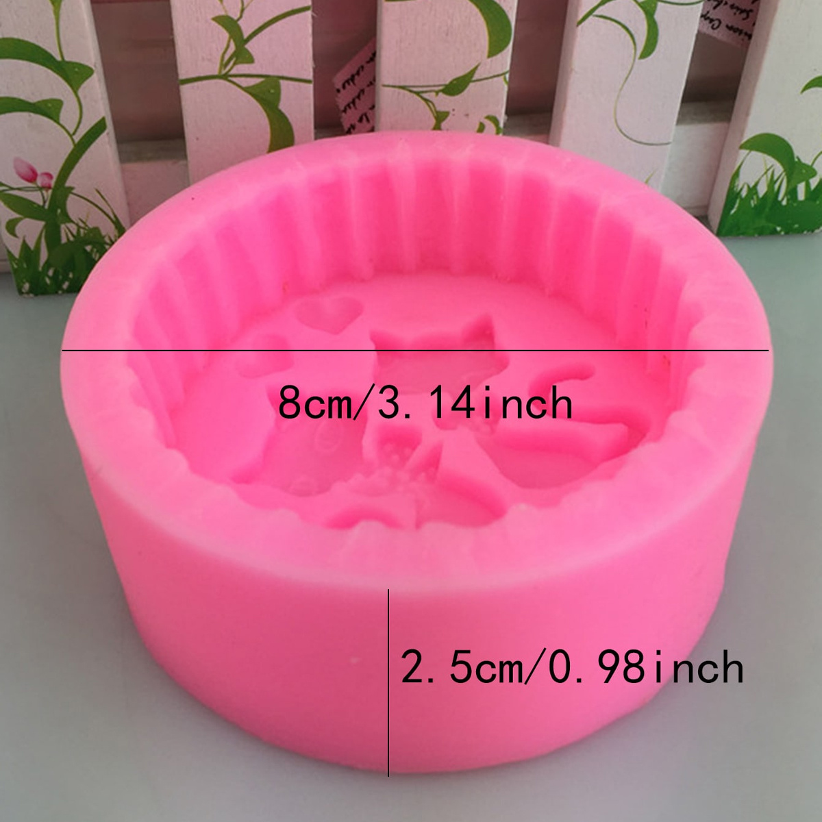 1ピースシリコン製猫型石鹸型 - 丸型DIYキャンドル作成型 - Soap Making Things のレビューと価格