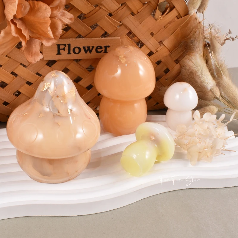 3D キノコキャンドルシリコーン型クリスタル樹脂エポキシ鋳造 - Soap Making Things のレビューと価格