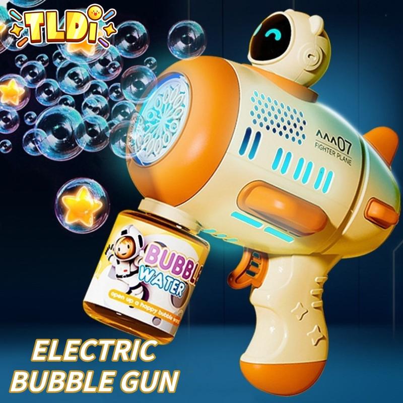 電動バブルガン子供用バブルマシン全自動シャボン玉発生器12穴 - Soap Making Game のレビューと価格