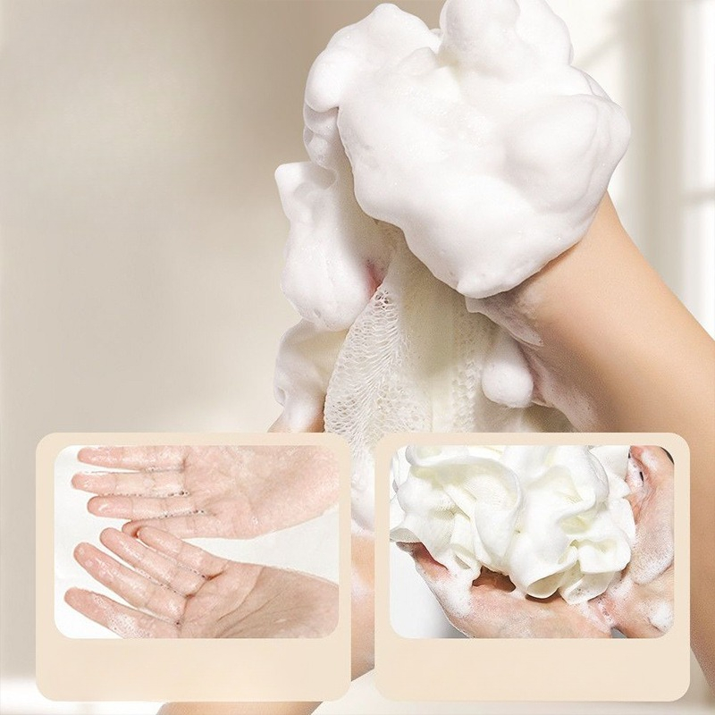 1個入りソフトルーファスポンジバスボール - 2in-1ソー - Soap Making Supplies Wholesale のレビューと価格