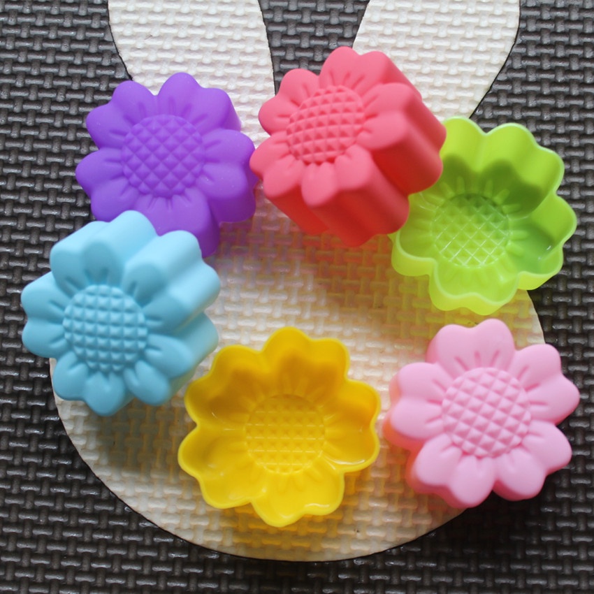 6個セット ノンスティック 花柄 シリコンモールド チョコレ - Soap Making Oven のレビューと価格