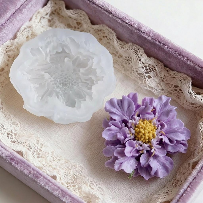 1つの夢のような青い鉢植えの花のシリコンモールド、DIYアー - Soap Making Oven のレビューと価格