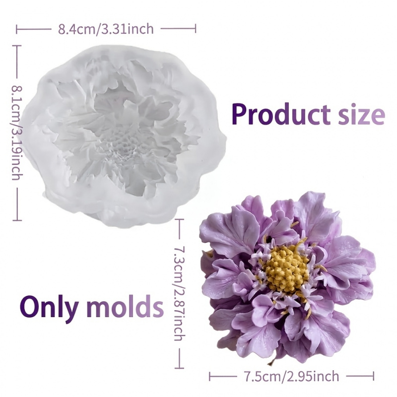 1つの夢のような青い鉢植えの花のシリコンモールド、DIYアー - Soap Making Oven のレビューと価格
