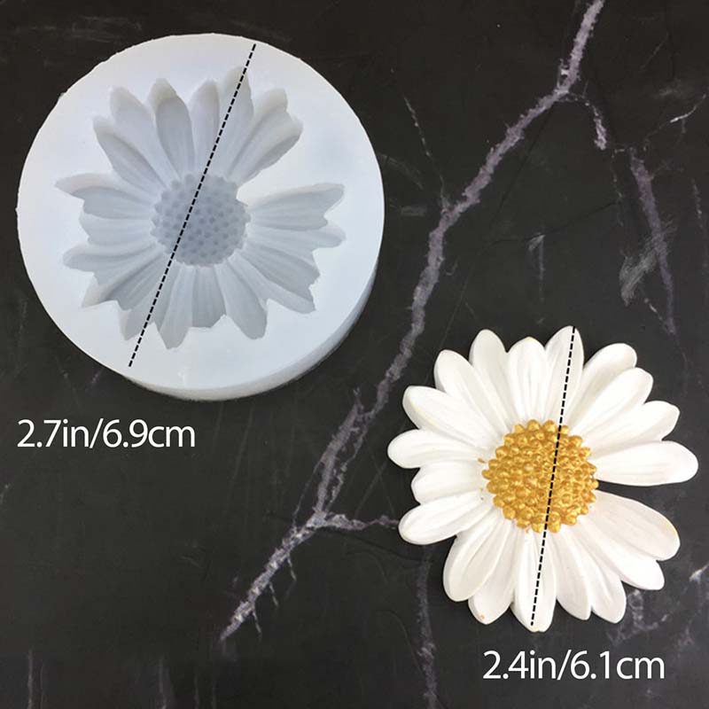 DIY キャンドルシリコーン型デイジーカモミールフラワーキャ - Soap Making Things のレビューと価格