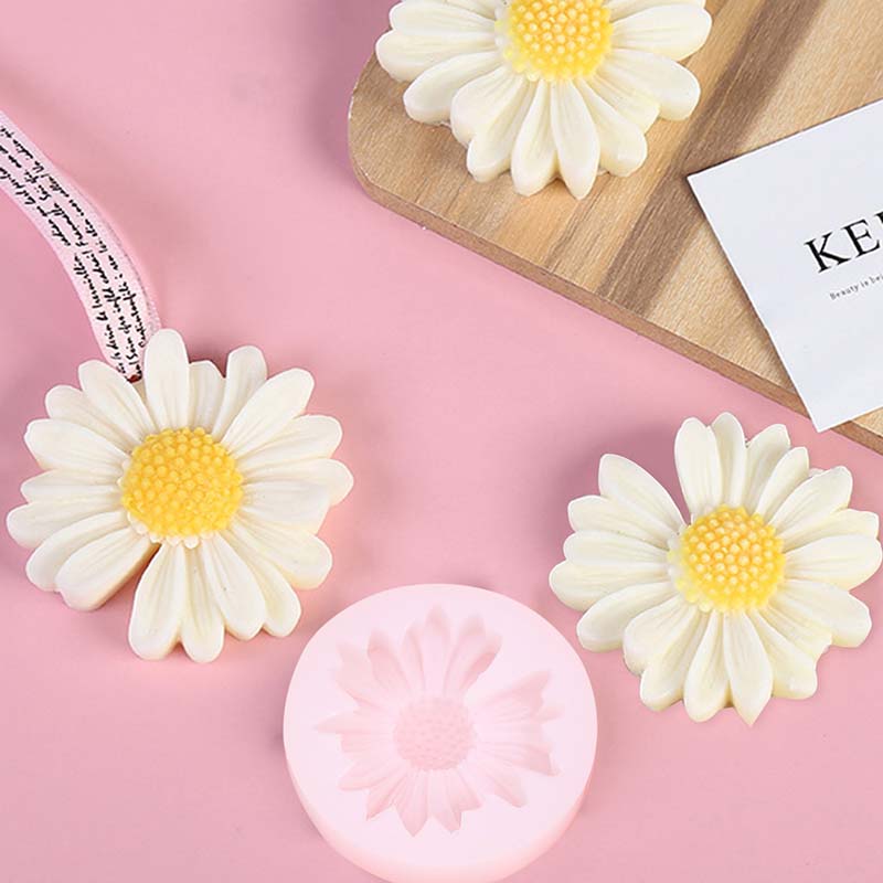 DIY キャンドルシリコーン型デイジーカモミールフラワーキャ - Soap Making Things のレビューと価格