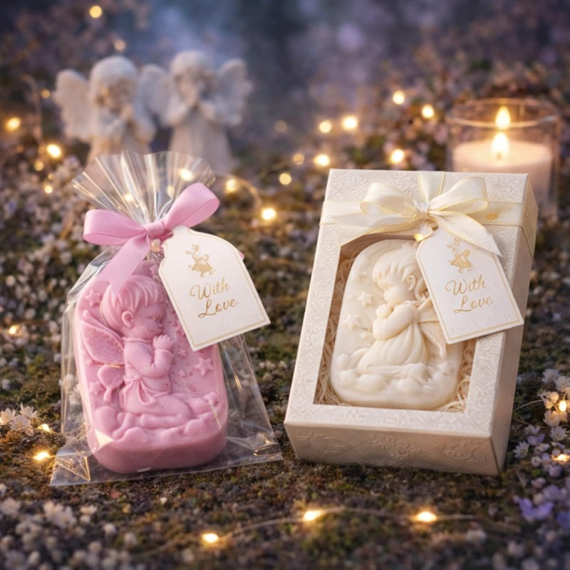 天使のシリコンモールド、石鹸作り用品、祈る妖精の赤ちゃんデザ - Soap Making Things のレビューと価格