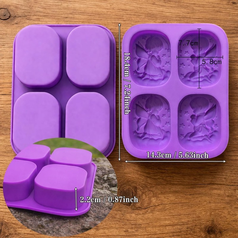 天使のシリコンモールド、石鹸作り用品、祈る妖精の赤ちゃんデザ - Soap Making Things のレビューと価格