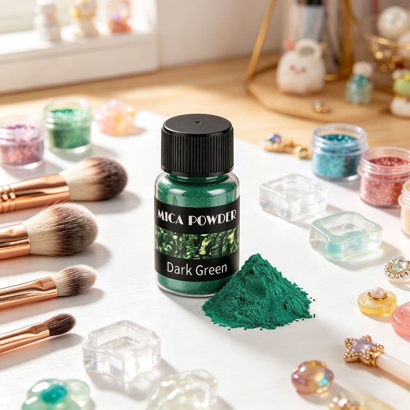 ジュエリー作り - ダークグリーンマイカパウダー、石鹸とキャ - Oxide Pigment Soap のレビューと価格