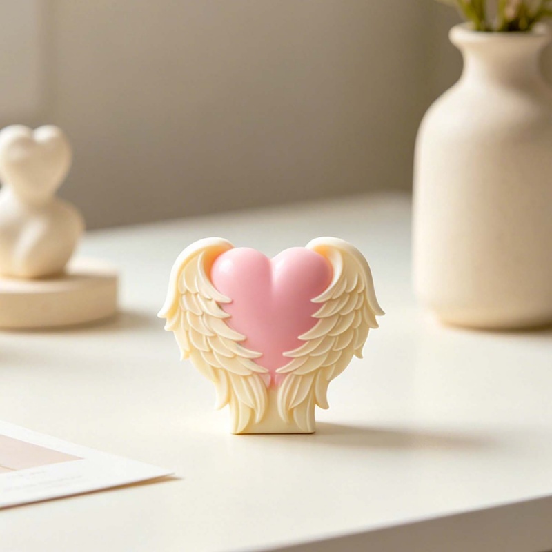 3D ラブウィング シリコン製キャンドル型 DIY デスクト - Soap Making Supplies のレビューと価格