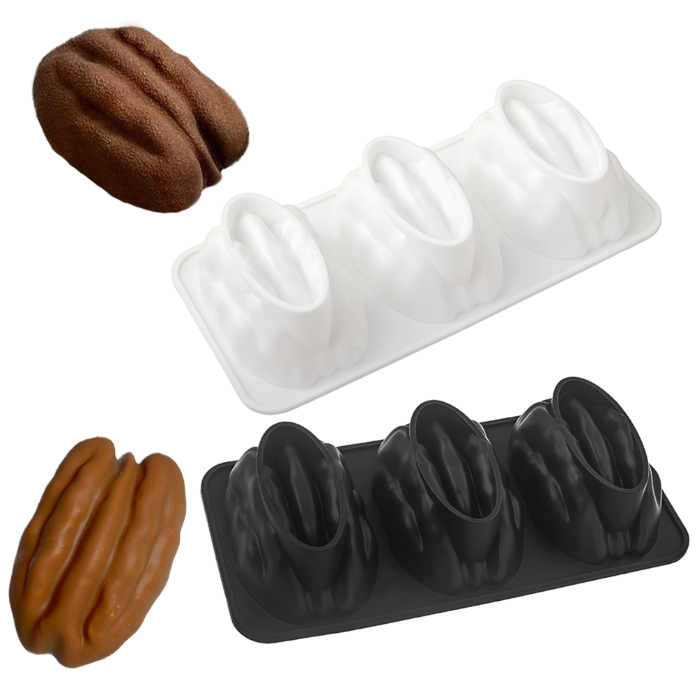 1/3/4/6/12セル ペカンデザイン シリコンケーキ型  - Soap Making Oven のレビューと価格